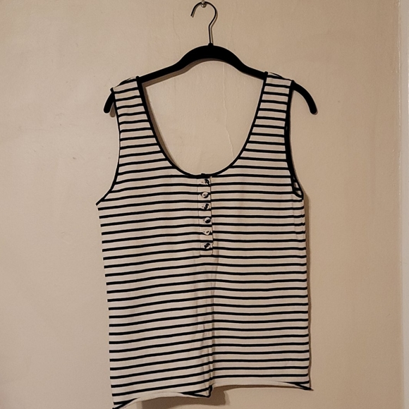 Apiece Apart Striped Sweater Tank Large - Picture 1 of 3